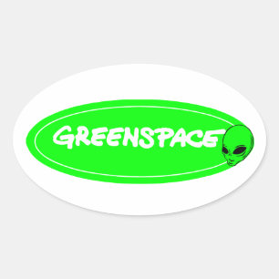 Sticker Ovale Mission Mars