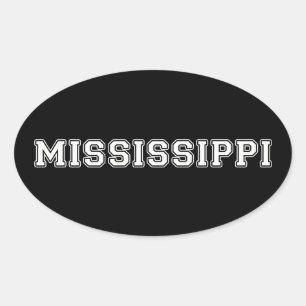 Sticker Ovale Mississippi