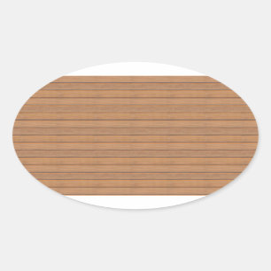 Sticker Ovale Modèle sur mesure élégant et sans bois