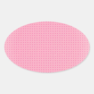 Sticker Ovale Modèle vierge personnalisé couleur rose tendre ten