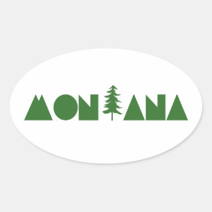 Sticker Ovale Montana