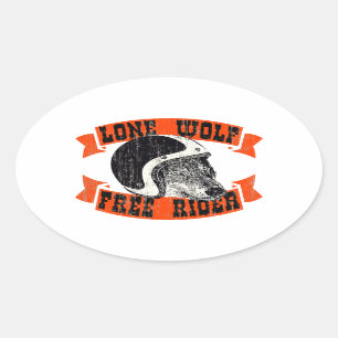 Sticker Ovale Moto