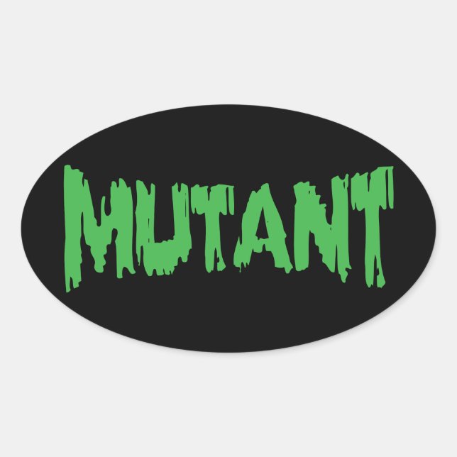 STICKER OVALE MUTANT (Devant)