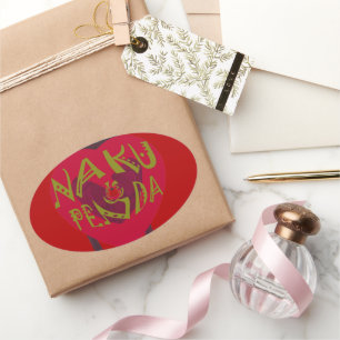 Sticker Ovale Nakupenda Sana Art Print Swahili Design