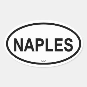 STICKER OVALE NAPLES