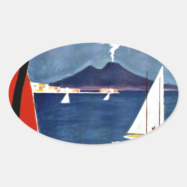 Sticker Ovale Napoli (Devant)