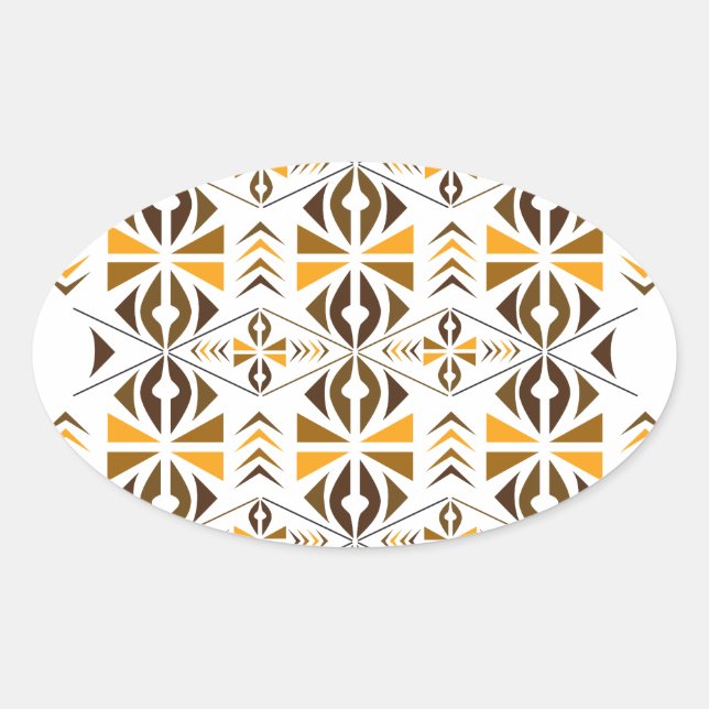 Sticker Ovale Navajo (Devant)