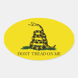 Sticker Ovale Ne Pas Tourner Sur Moi