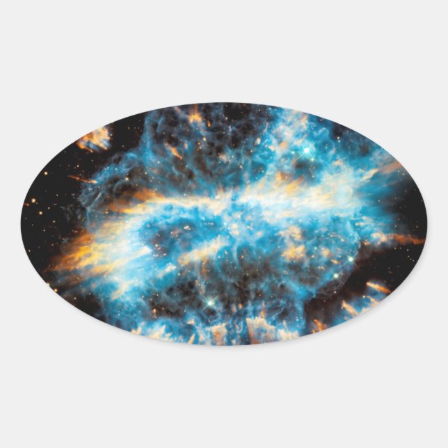 Sticker Ovale NGC 5189 Nébuleuse planétaire - Photo de l'espace  (Devant)