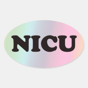 STICKER OVALE NICU