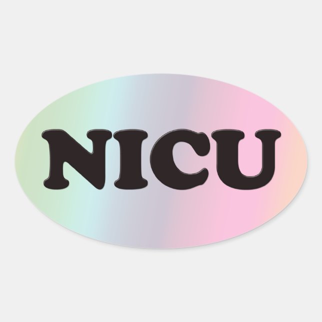 STICKER OVALE NICU (Devant)