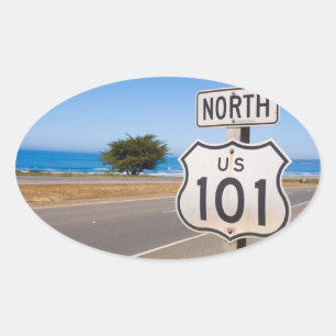 Sticker Ovale Nord de la route 101