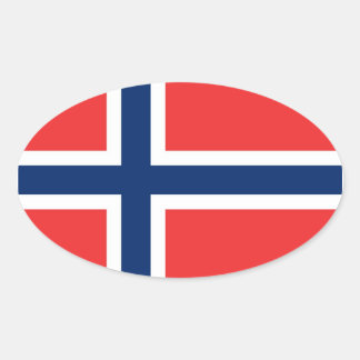 STICKER OVALE NORVÈGE