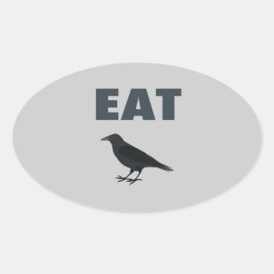 Sticker Ovale Nourriture
