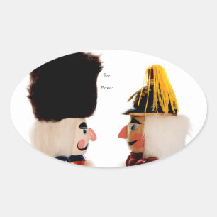 Sticker Ovale Nutcrackers dans le profil
