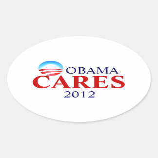 Sticker Ovale Obamacare signifie qu'Obama s'en soucie !