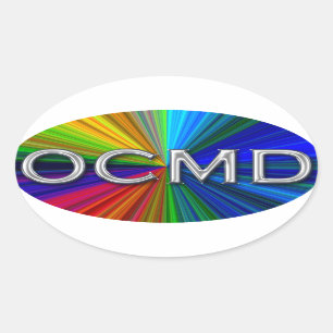 Sticker Ovale OCMD - Ocean City Maryland - Logo ovale