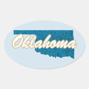 Sticker Ovale Oklahoma