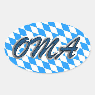 Sticker Ovale Oma