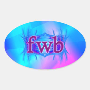 Sticker Ovale OMG ! fwb