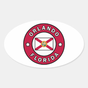 Sticker Ovale Orlando Floride