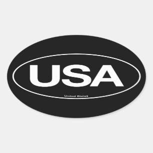Sticker Ovale Ovale des Etats-Unis