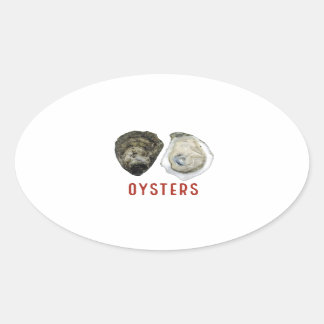 STICKER OVALE OYSTERS