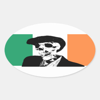 Sticker Ovale Paddy Pogue en plastique Petite fenêtre Oval