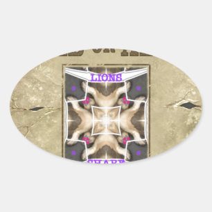 Sticker Ovale Paix Recherchée, Amour et Inspiration : Diffuser H