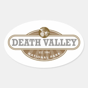 Sticker Ovale Parc national de Death Valley