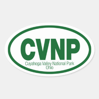 Sticker Ovale Parc national de la vallée de Cuyahoga