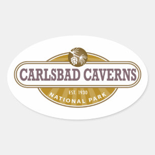 Sticker Ovale Parc national des Cavernes Carlsbad