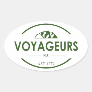 Sticker Ovale Parc national des Voyageurs