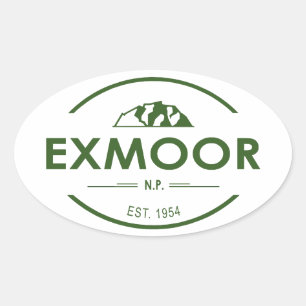 Sticker Ovale Parc national Exmoor
