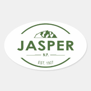 Sticker Ovale Parc national Jasper