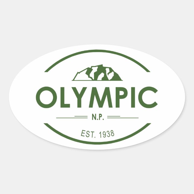 Sticker Ovale Parc national olympique (Devant)