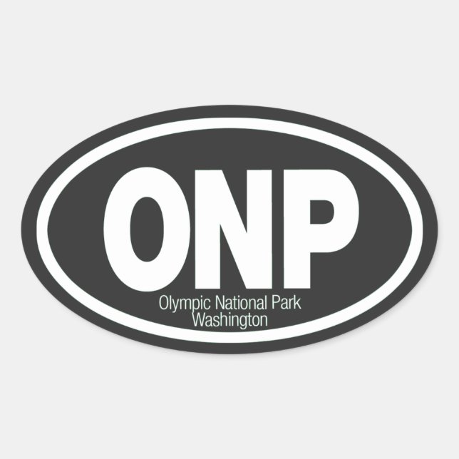Sticker Ovale Parc national olympique (Devant)