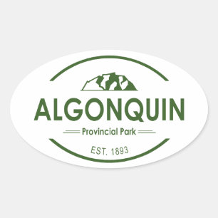 Sticker Ovale Parc provincial Algonquin