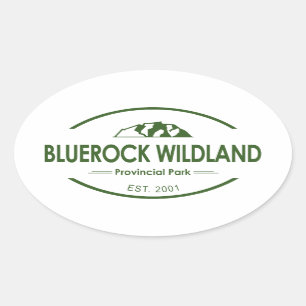 Sticker Ovale Parc provincial Bluerock Wildland