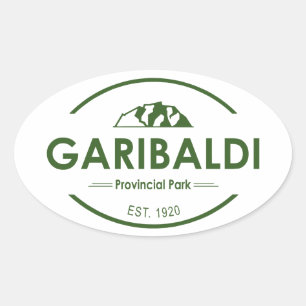 Sticker Ovale Parc provincial de Garibaldi