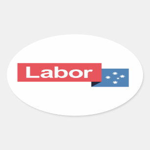 Sticker Ovale Parti travailliste australien