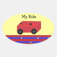 Petit chariot rouge