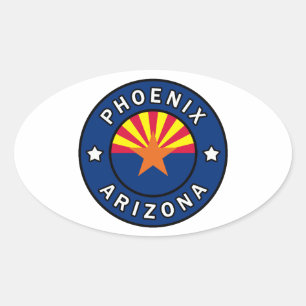 Sticker Ovale Phoenix Arizona