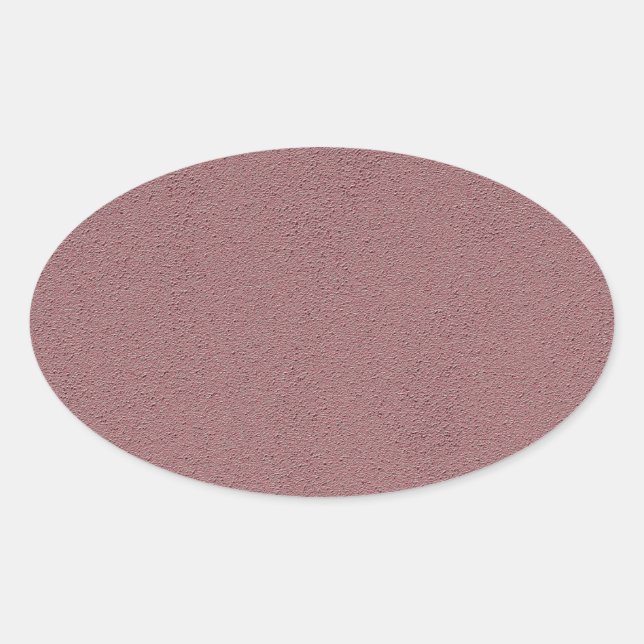 Sticker Ovale Pink Rose Mess (Devant)