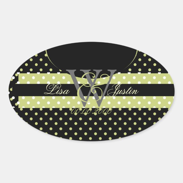 Sticker Ovale PIxDezines do-it-yourself couleurs, Dots et al. (Devant)