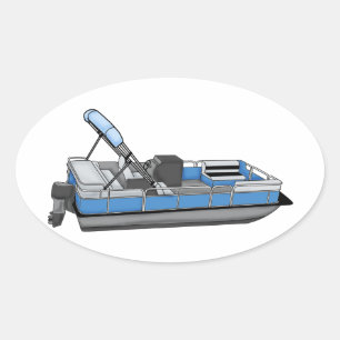 Sticker Ovale plaisir ponton