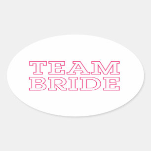 Sticker Ovale Plan rose de la mariée