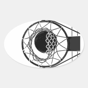 Sticker Ovale Pop Art Basket