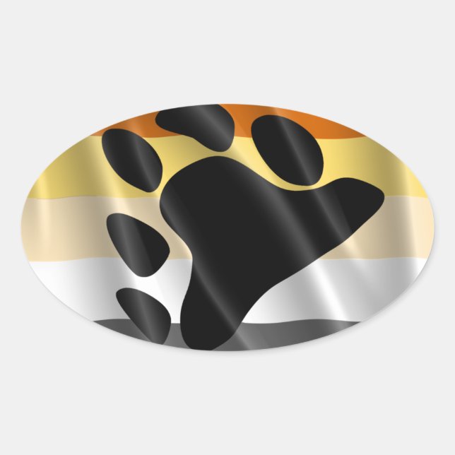 STICKER OVALE PORTEZ FIDE WAVY DESIGN (Devant)