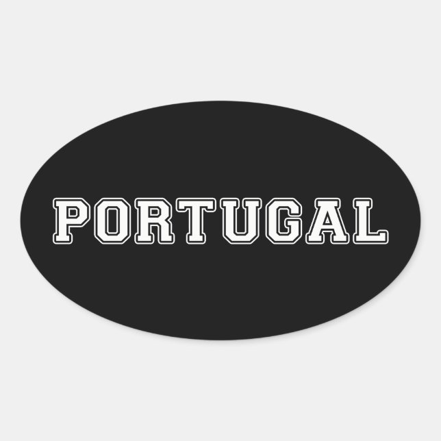 Sticker Ovale Portugal (Devant)